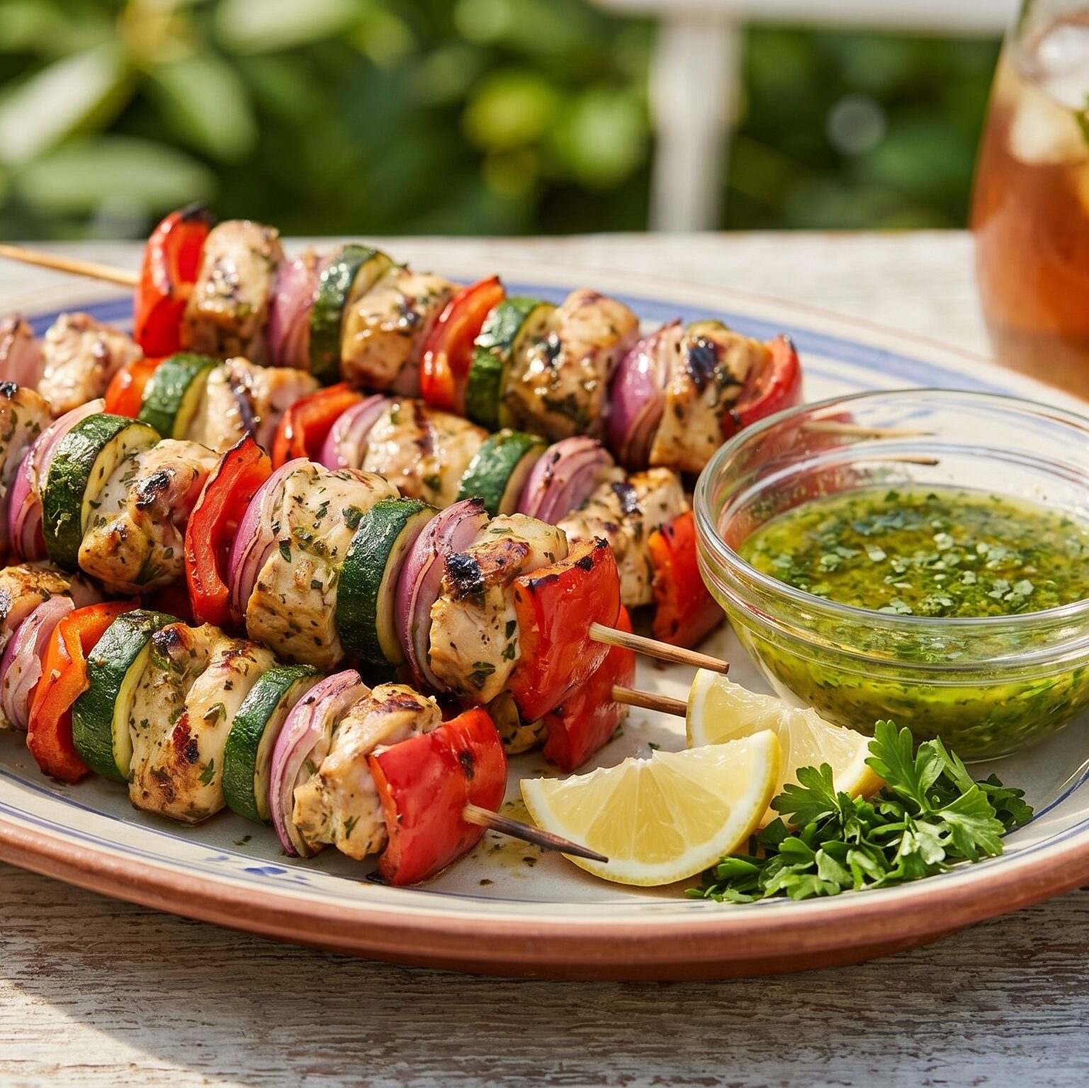 grilled chicken kebabs