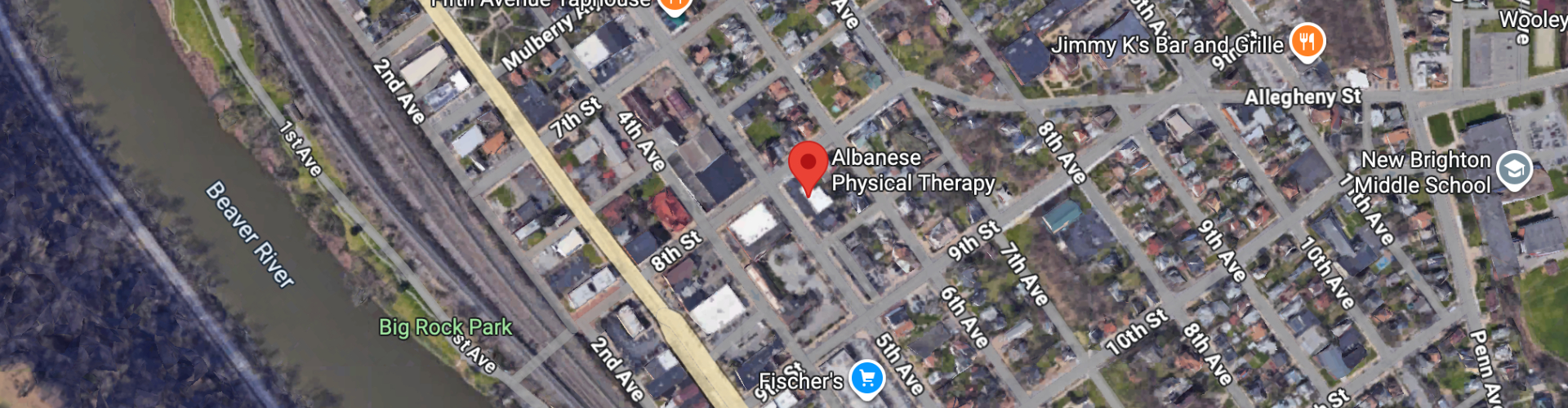 our-location-google-map-albanese-physical-therapy-new-birghton-pa